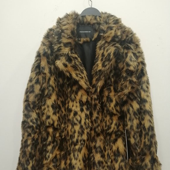 STOLEN GIRLFRIENDS CLUB Other - New STOLEN GIRLFRIENDS CLUB brown & black viper room coat - leopard